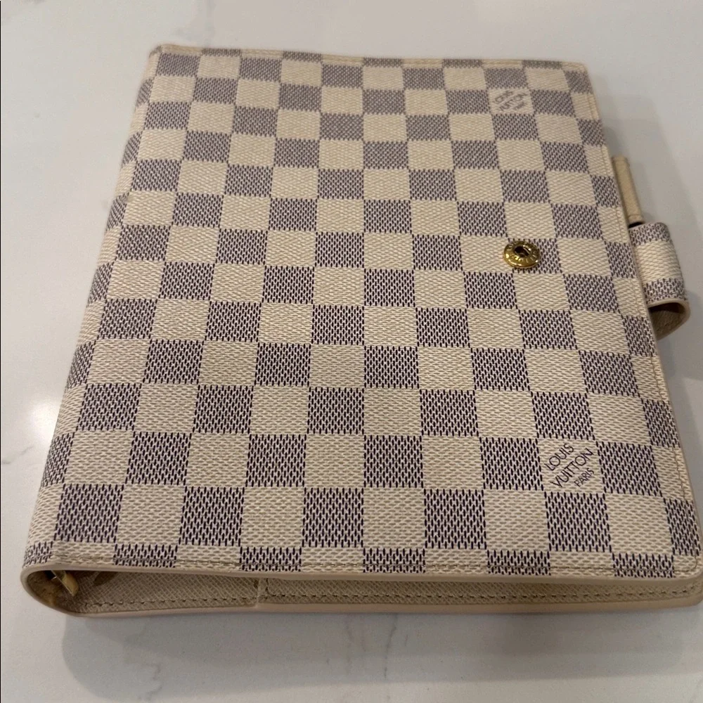 Louis Vuitton Damien azur A5 agenda